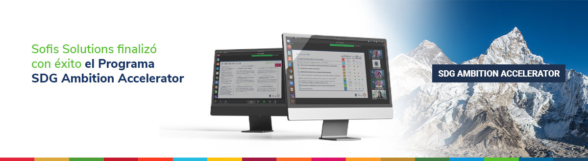 Computers displaying a presentation